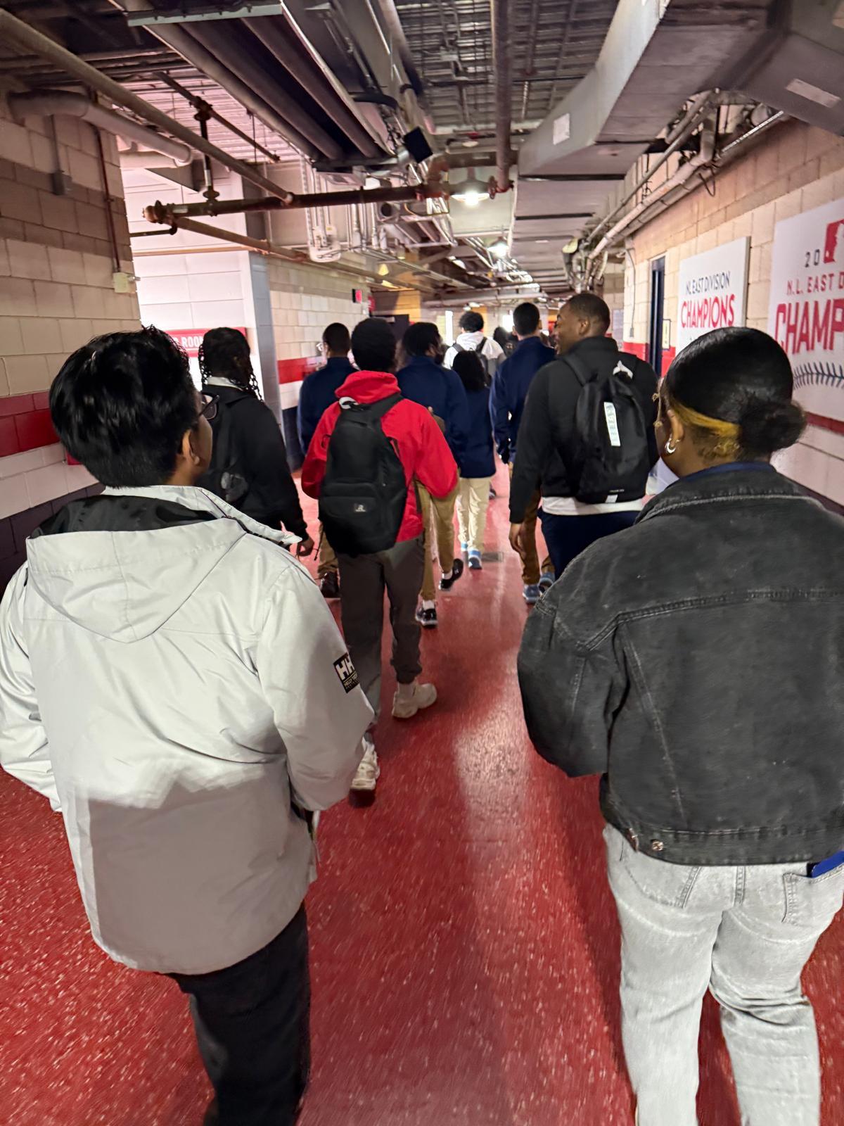 CHEC students walk to class. Photo by Ismenia Garcia.
